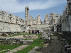 Dilapidated-the Temple of Apollo Dydima Turkey